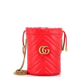 Gucci Gg Marmont Bucket Bag Matelasse #248615G90B
